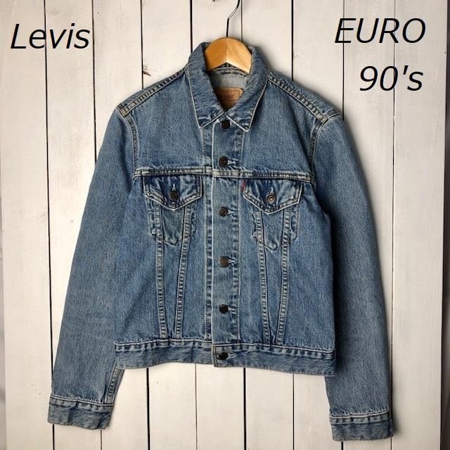 EURO古着 90s Levis クロアチア製 デニムジャケット オールド EURO古着 90s Levis クロアチア製 デニムジャケット オールド