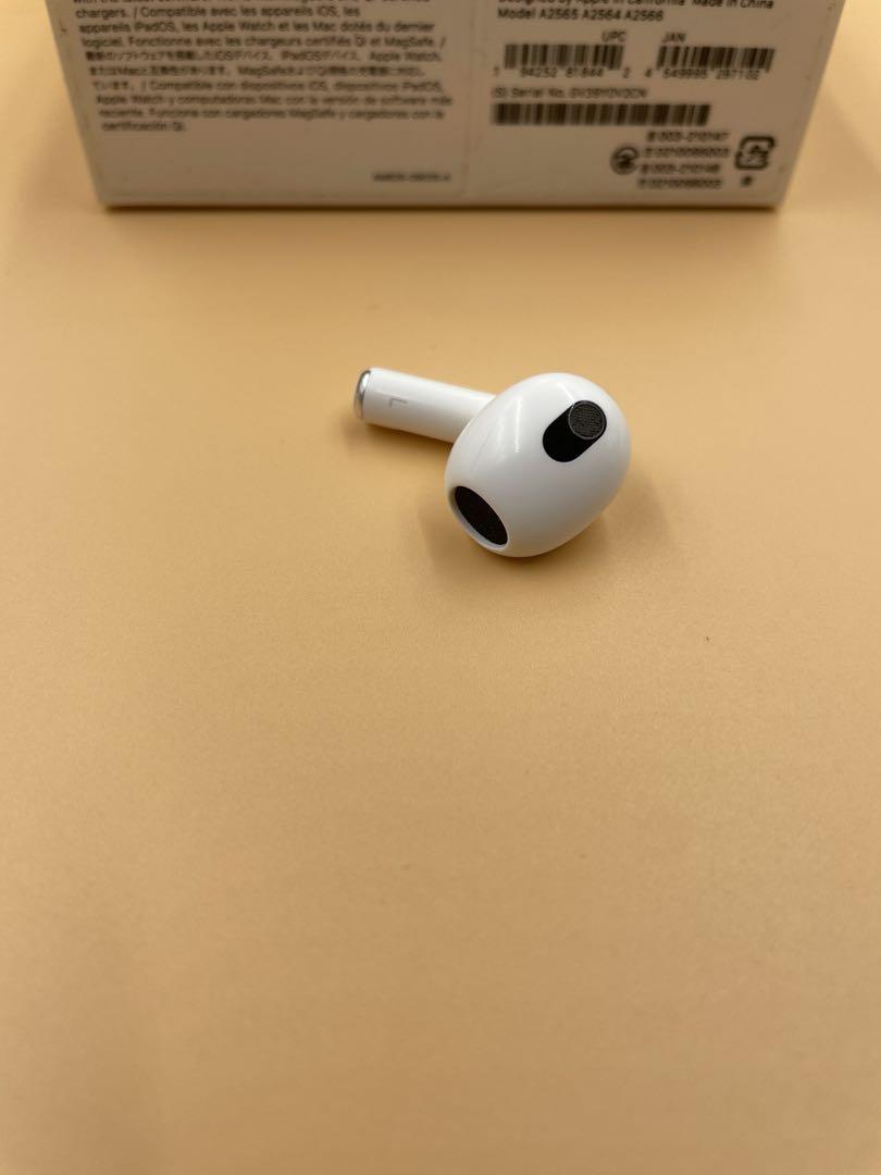 Apple AirPods 3 第三世代 左耳のみ L 片耳 A2564 イヤホン