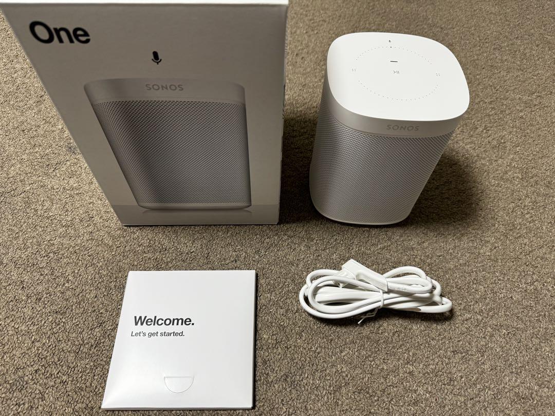 <2個セット>Sonos One Gen2 ワイヤレススピーカー ホワイト 画像3