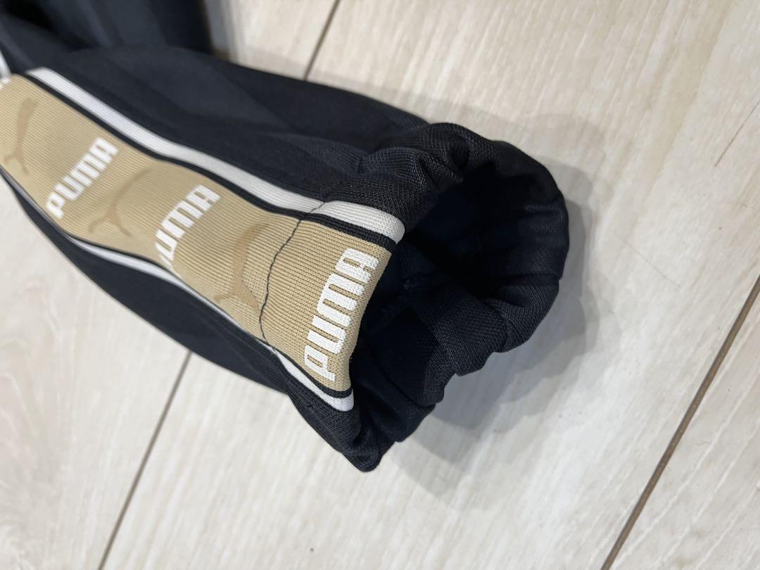 【人気色】PUMA ジャージ上下セット ブラック　ゴールド　プージャー　ゴールド