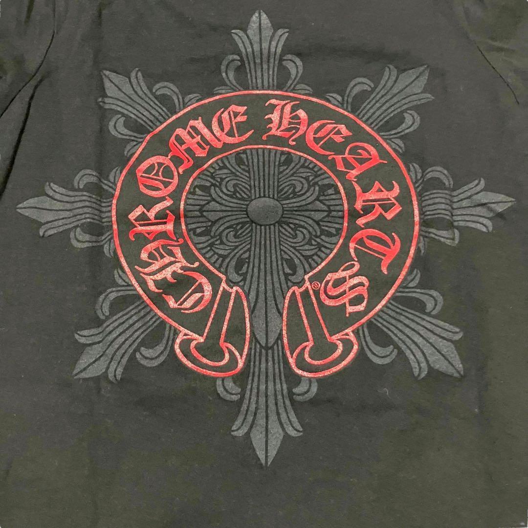 ⭐️良品⭐️ クロムハーツ ホースシュープリント クロス Tシャツ