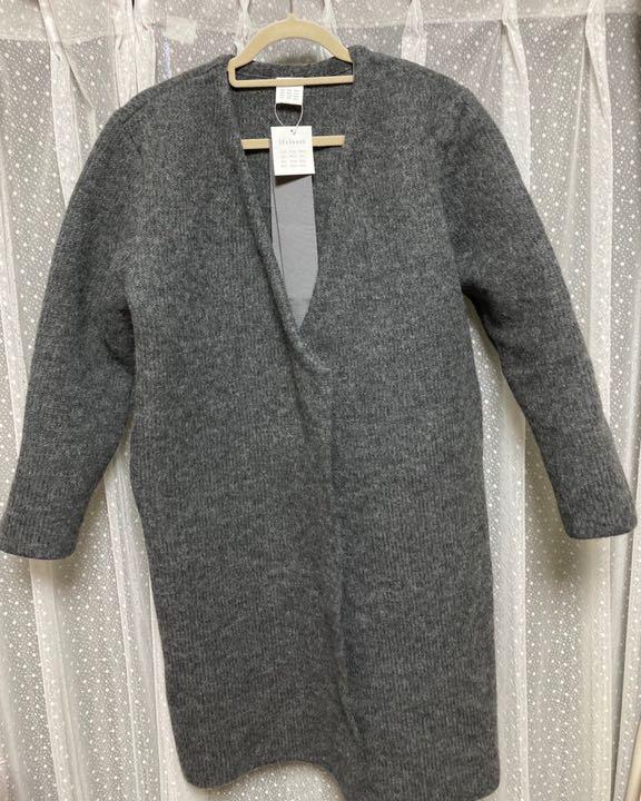 直売安い 【新品】ベルト付ニットガウンコート 12closet 直売安い 【新品】ベルト付ニットガウンコート 12closet