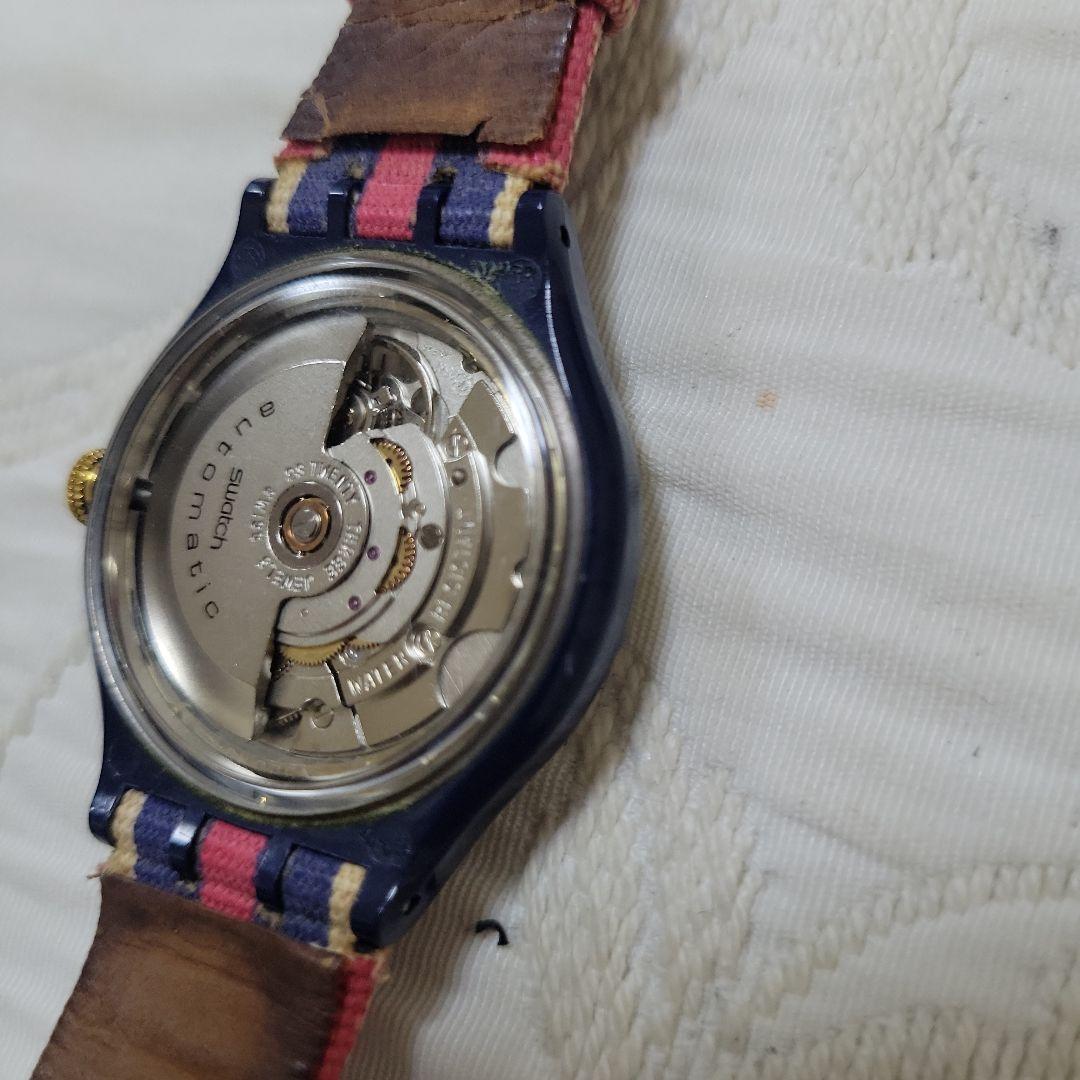 Swatchの自動巻きボーイズサイズ傷や汚れあり