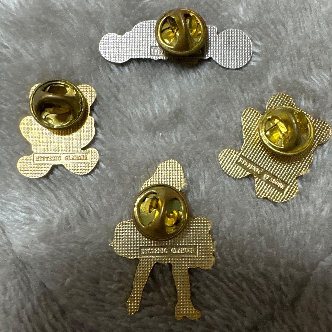 ヒステリックグラマー HYSTERICS GLAMOUR ピンバッジ ヒスベア ヒステリックグラマー HYSTERICS GLAMOUR ピンバッジ ヒスベア