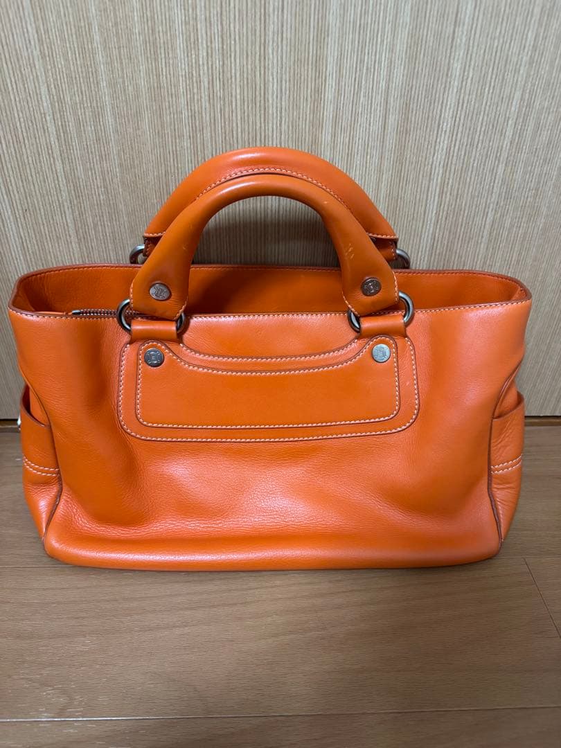 CELINE セリーヌ ブギーバッグ レザー ハンドバッグ