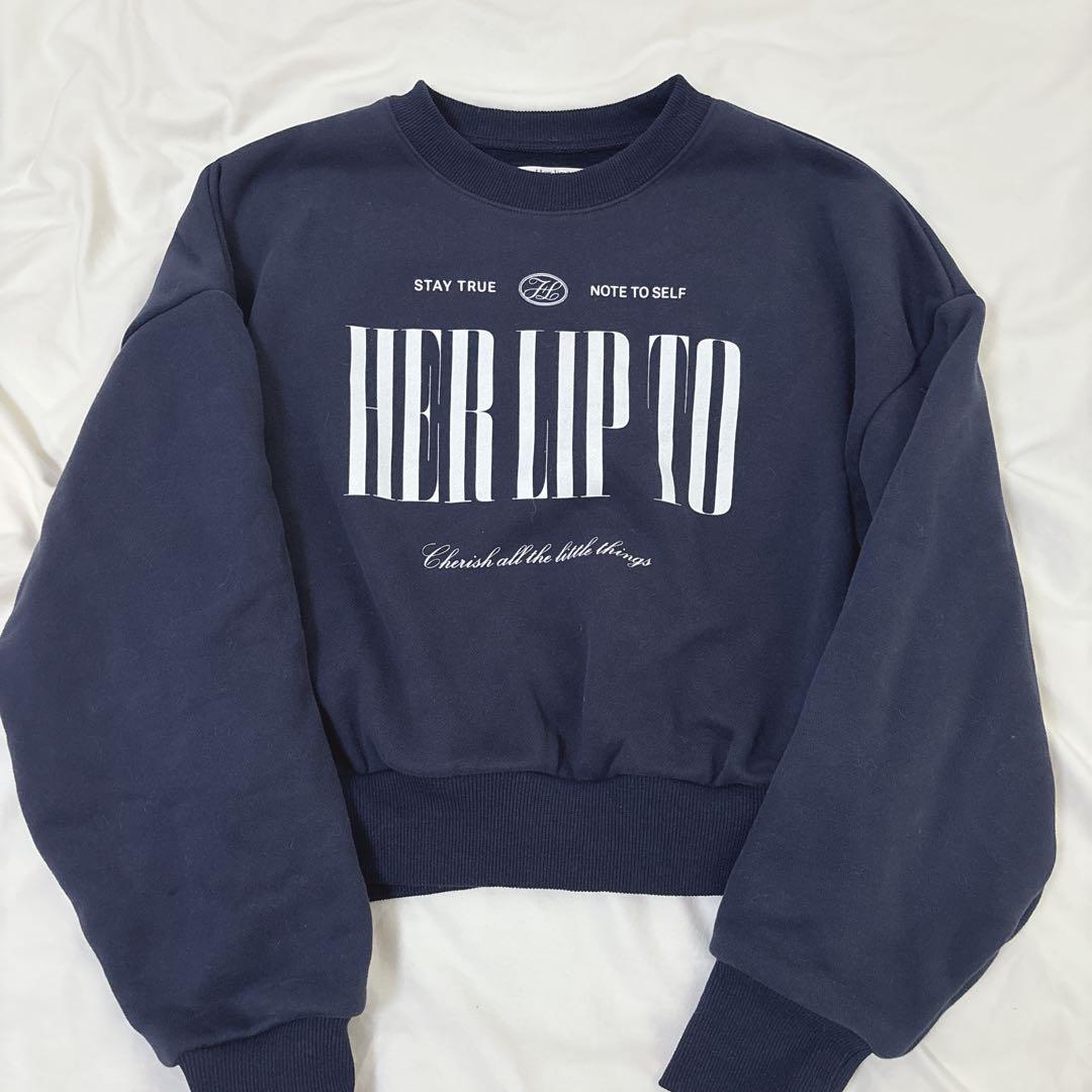 トップス Cherish Oversized Sweatshirt herlipto