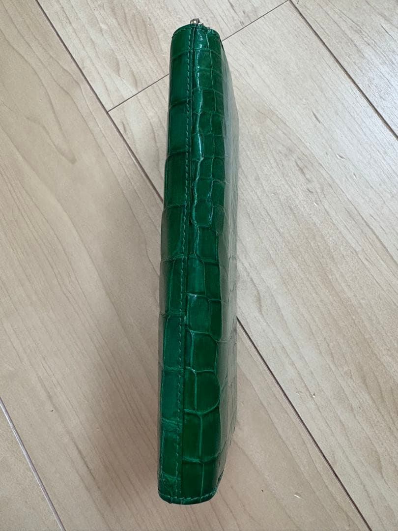 長財布 グリーン 池田工芸 クロコダイル 緑色 財布 長財布 グリーン 池田工芸 クロコダイル 緑色 財布