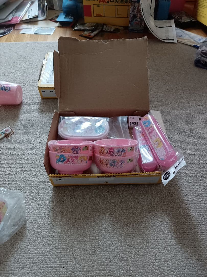 格安人気 プラスチックプリキュア集&陶器(皿) キャラクターグッズ