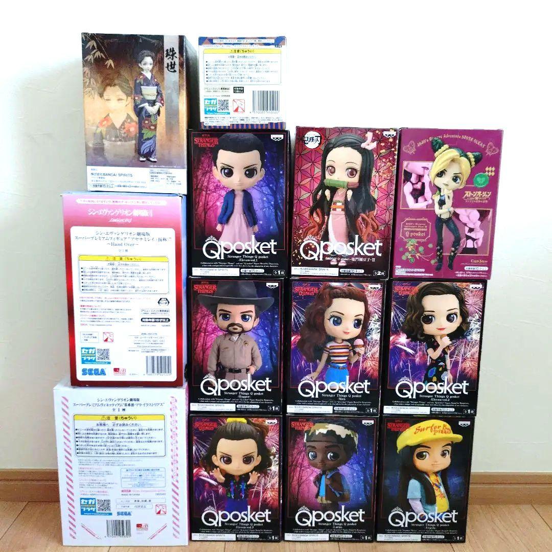 フィギュアまとめ売り　13点　キューポスケット　鬼滅　エヴァ フィギュアまとめ売り 13点 キューポスケット 鬼滅 エヴァ