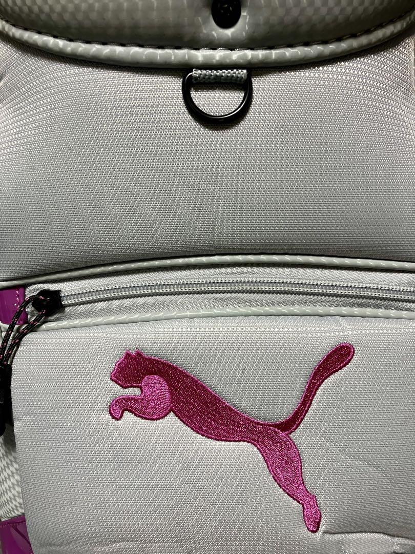 専用　PUMA ゴルフバッグ レディース グレー/ピンク　中古