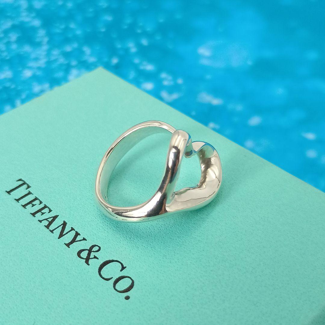 TIFFANY&Co.ティファニー　9号 オープンハートリング　シルバー　指輪