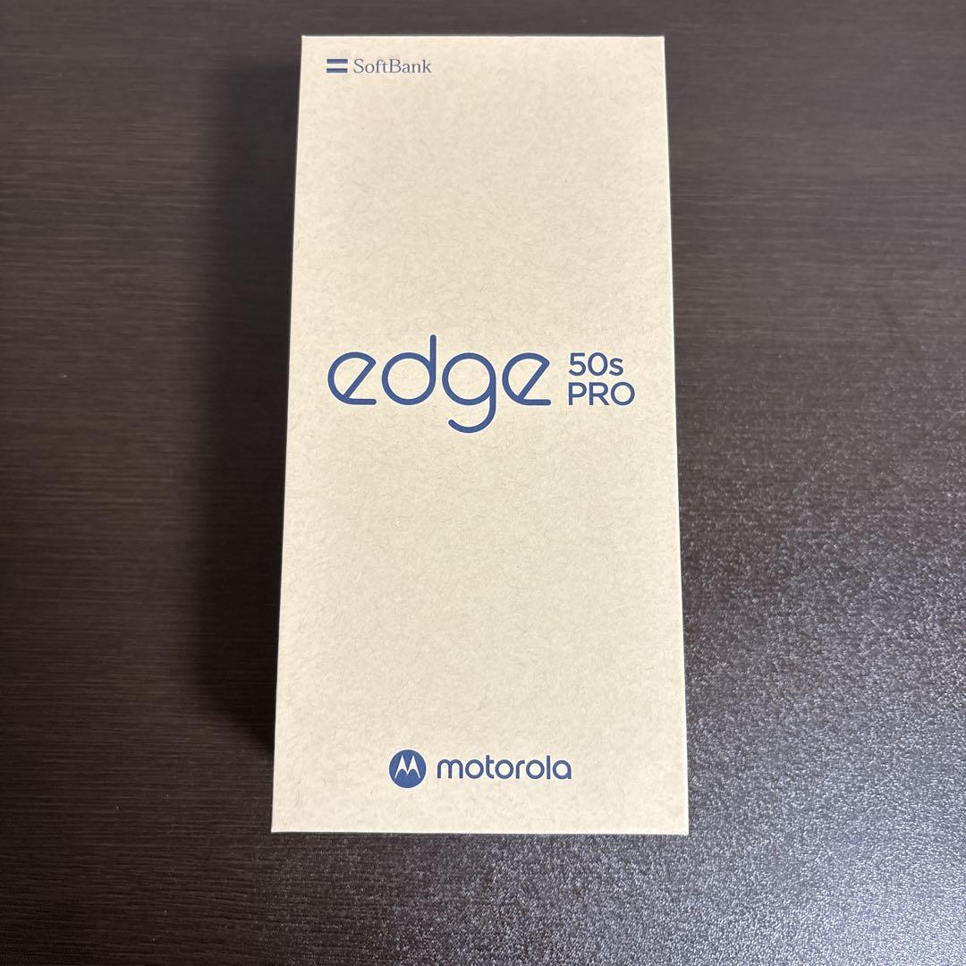 motorola edge 50s PRO バニラクリームSoftBank