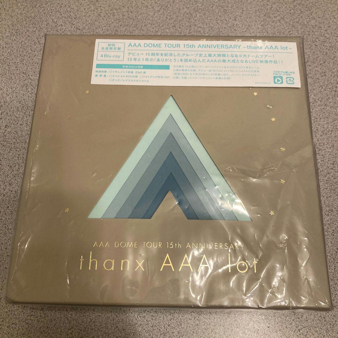 AAA thanx AAA lot Blu-ray 初回