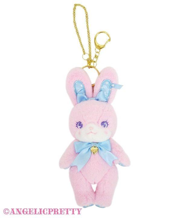 ☆Lovelyリリカルバニーぬいぐるみチャーム〈ピンク〉☆ Lovely Lyrical Bunny Plush Charm (2024) by Angelic Pretty