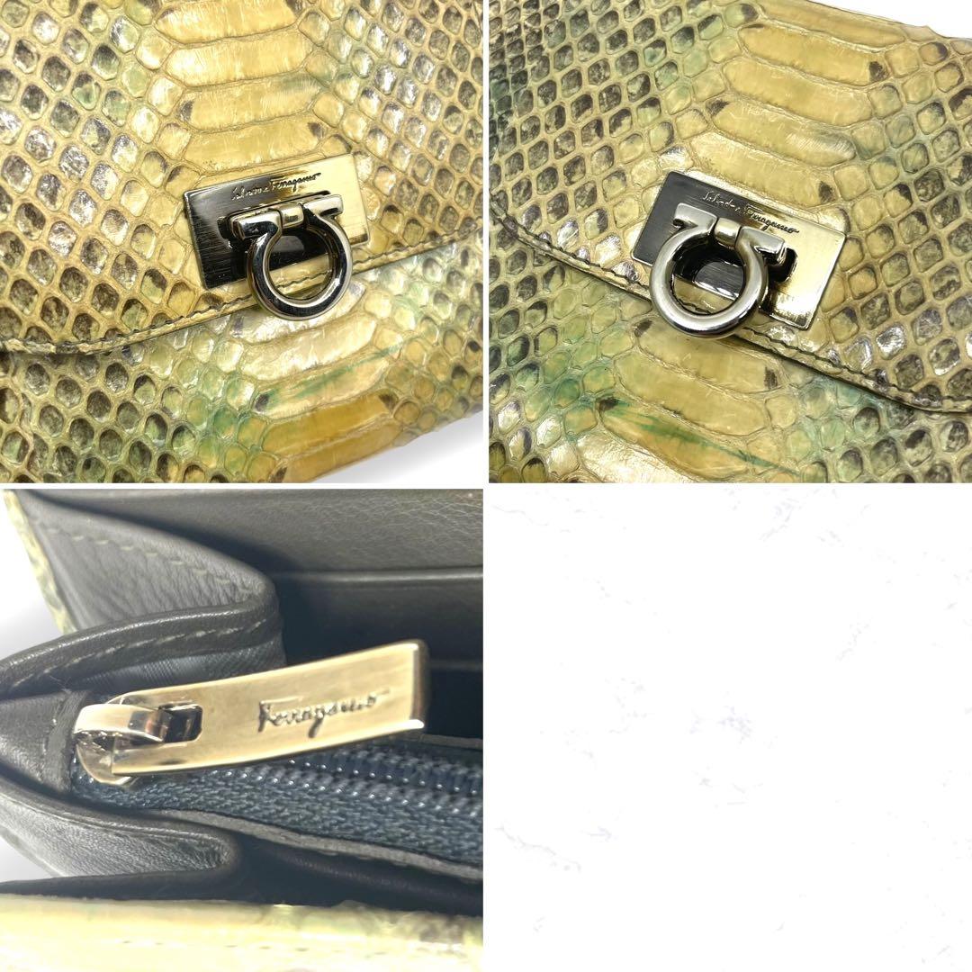 美品☆サルヴァトーレフェラガモ 長財布 レザーウォレット