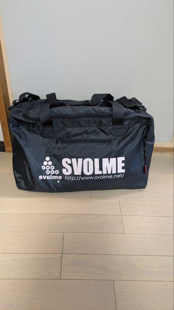 SVOLME ボストンバッグ ブラック　サッカーの合宿などで使える