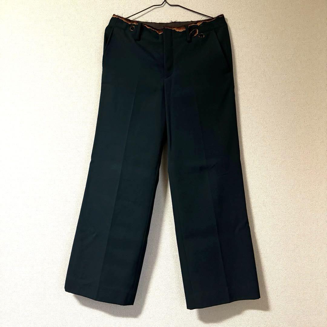 パンツ doublet 22AW BURNIG EMBROIDERY TROUSERS