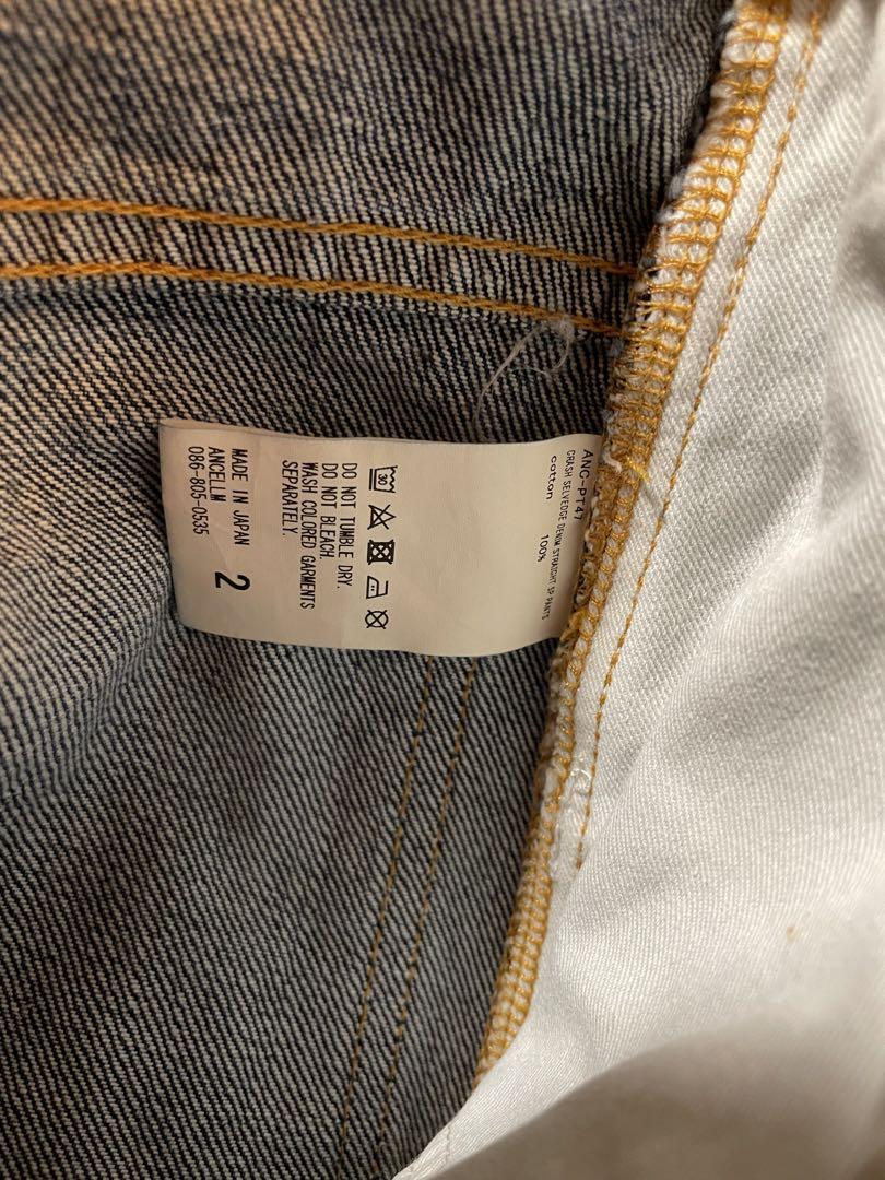ancellm 24ss crash denim 画像4