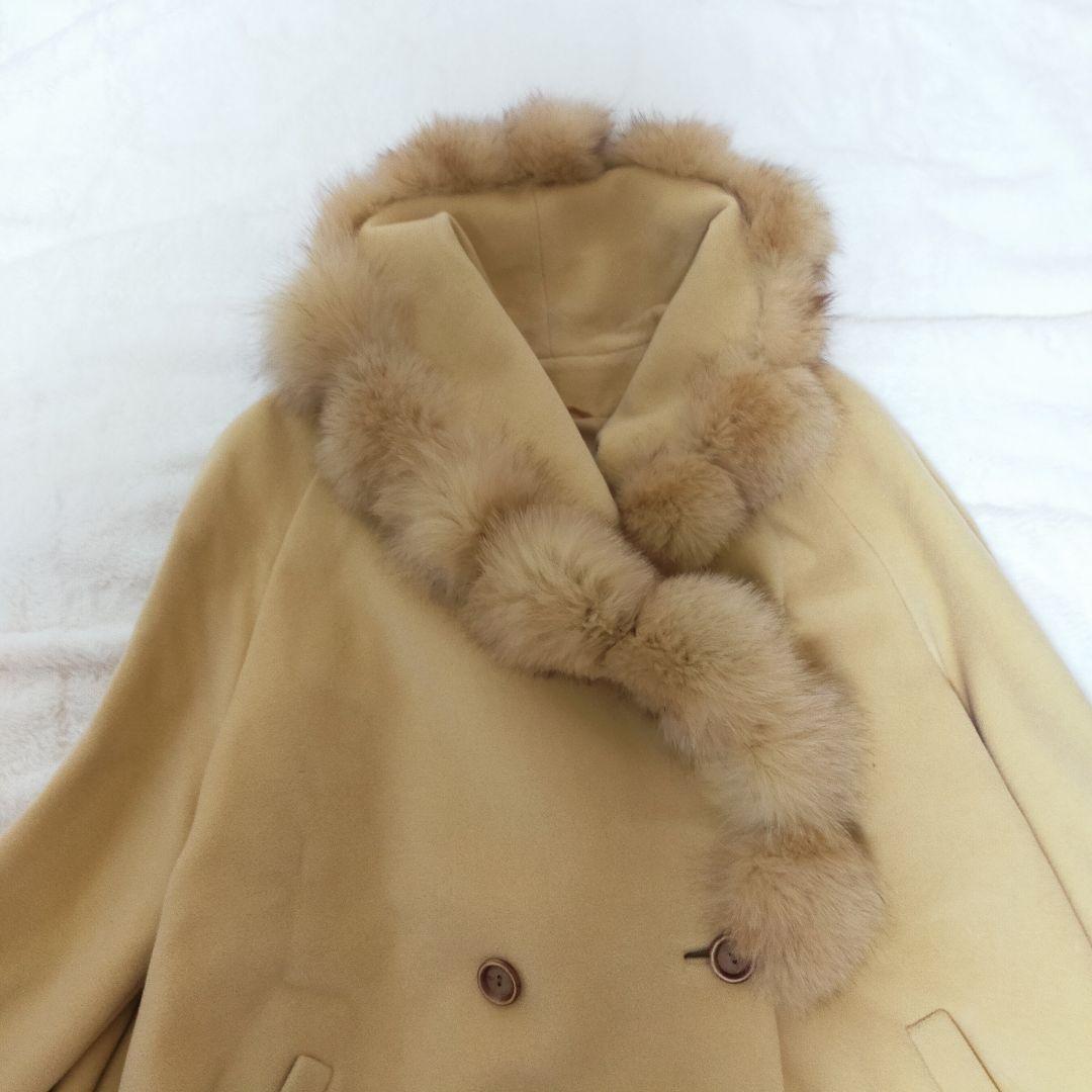 DELBA デルバ ロングコート カシミヤ アンゴラ カシゴラ 44 イタリア製