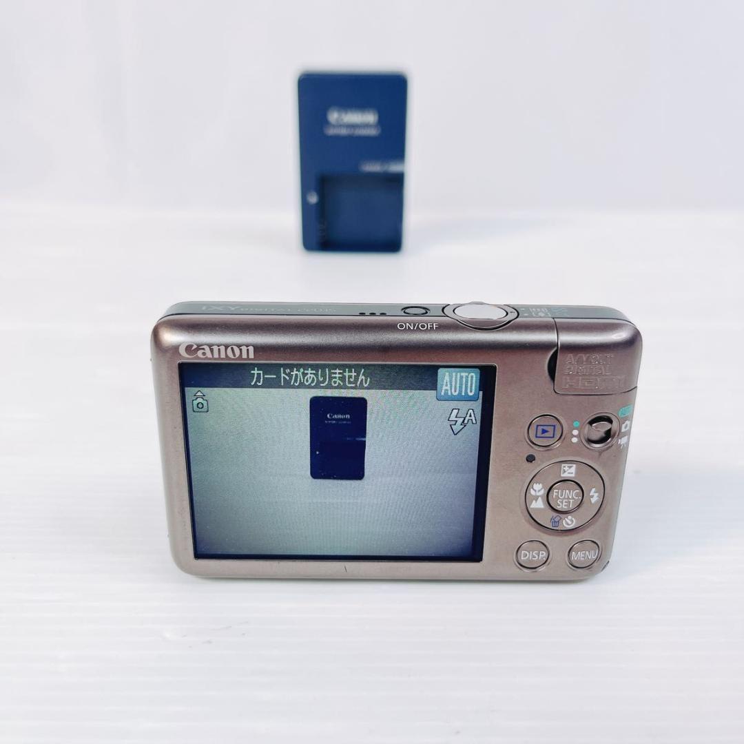 良品 Canon IXY220IS コンパクトデジタルカメラ ブラウン