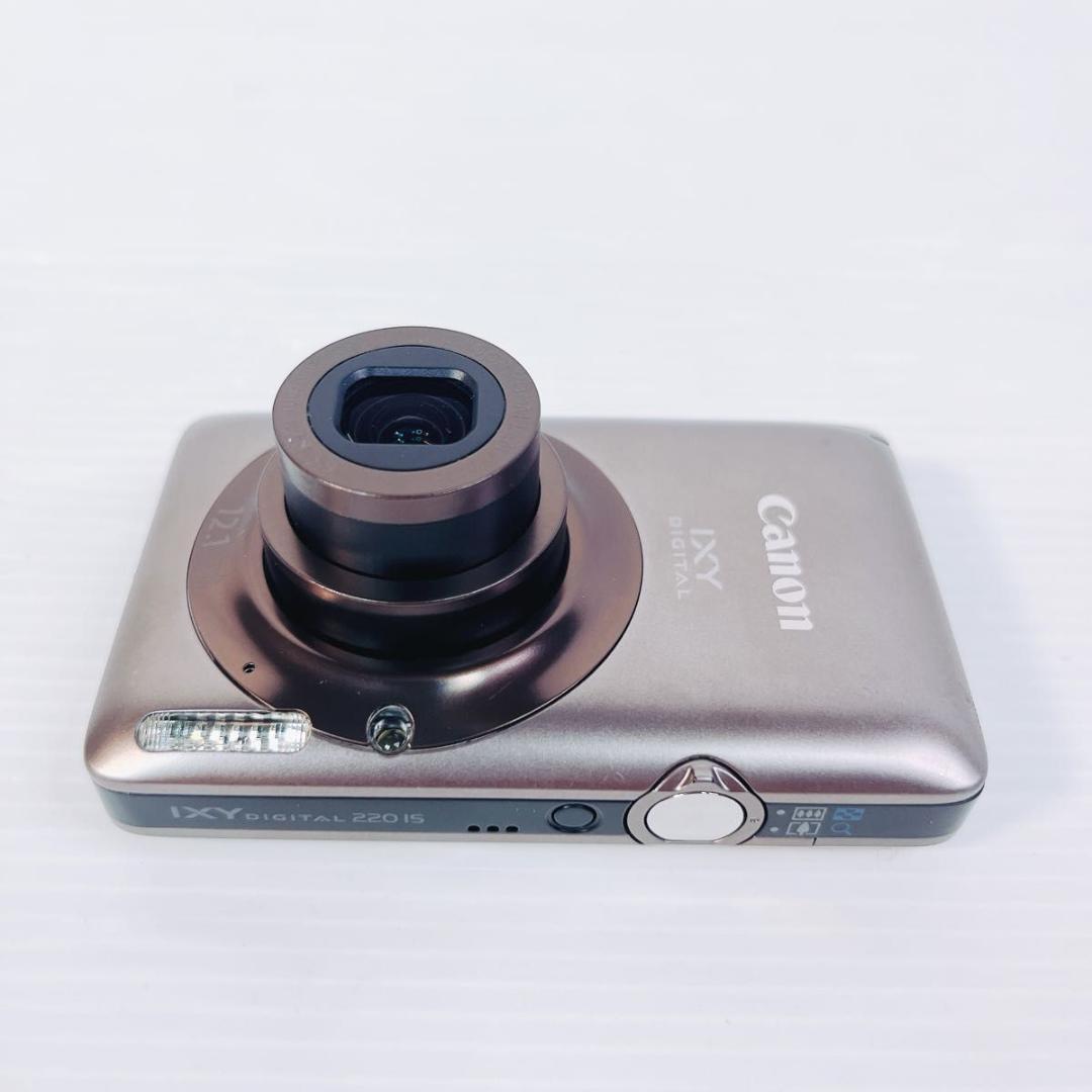 良品 Canon IXY220IS コンパクトデジタルカメラ ブラウン
