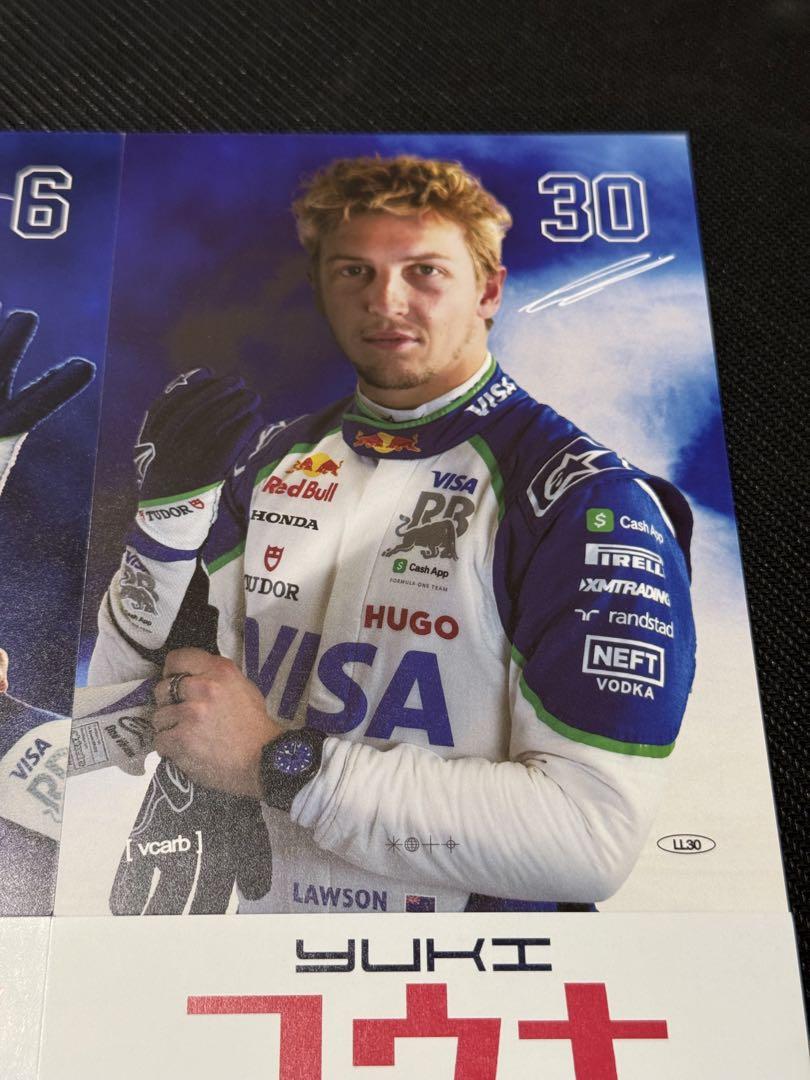 【限定・非売品】F1 日本GP レッドブル ポストカード 角田裕毅 マックス