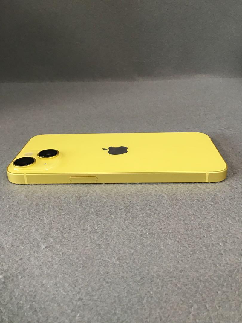美品 Appleストア版 SIMフリー iPhone14 256GB イエロー色 ムスビー｜iPhone14 Plus 256GB イエロー 国内版 SIMフリー