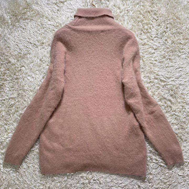 100%新品 美品 ヒステリックグラマー トマトバード アンゴラ混 オーバーニット ベージュ X5I1O-m43407427964 SALE人気