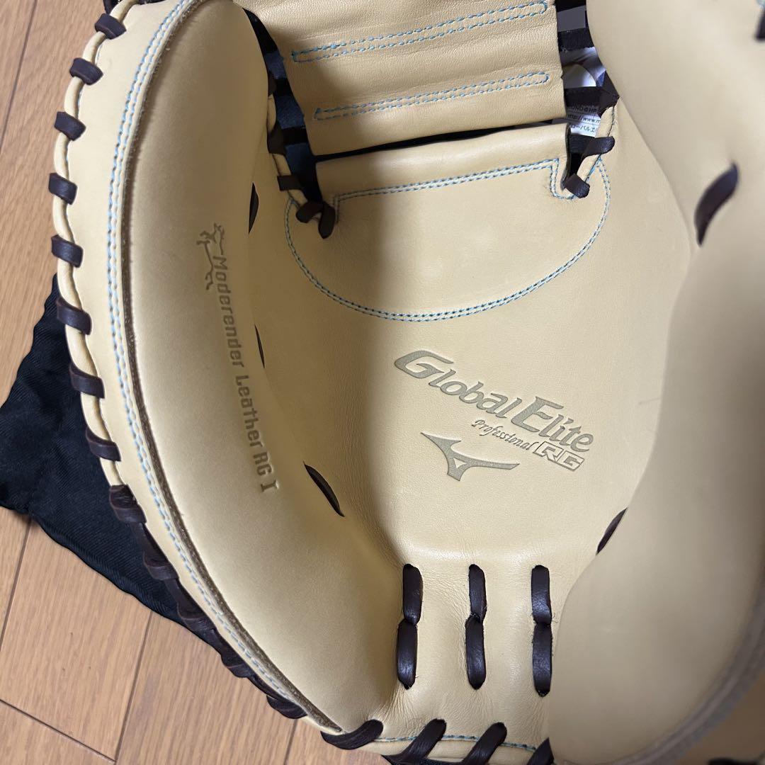 新品未使用 ミズノ 少年軟式用 キャッチャーミット グローバルエリート グローブ