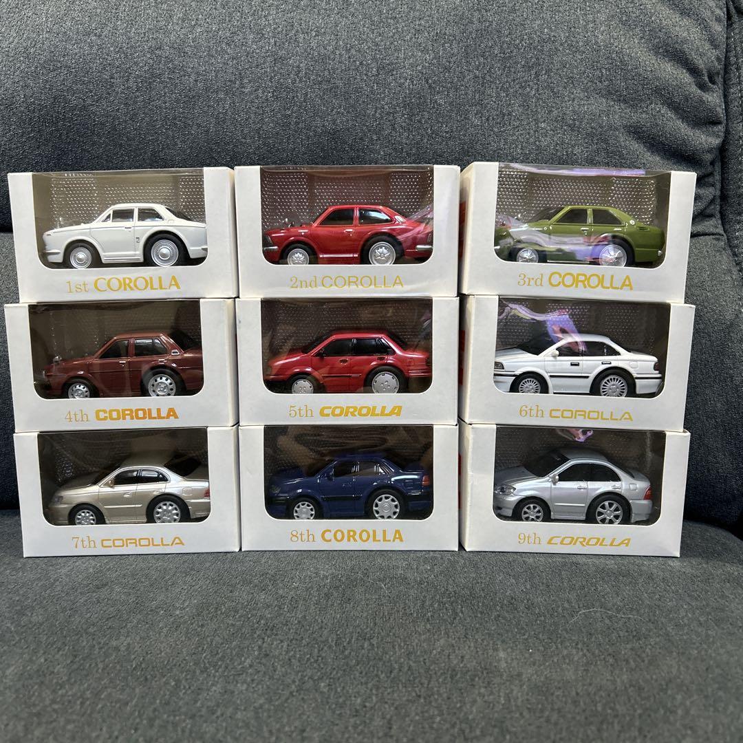 値下げ❗ トヨタカローラ 40th Anniversary 9台セット 値下げ❗ トヨタカローラ 40th Anniversary 9台セット - メルカリ