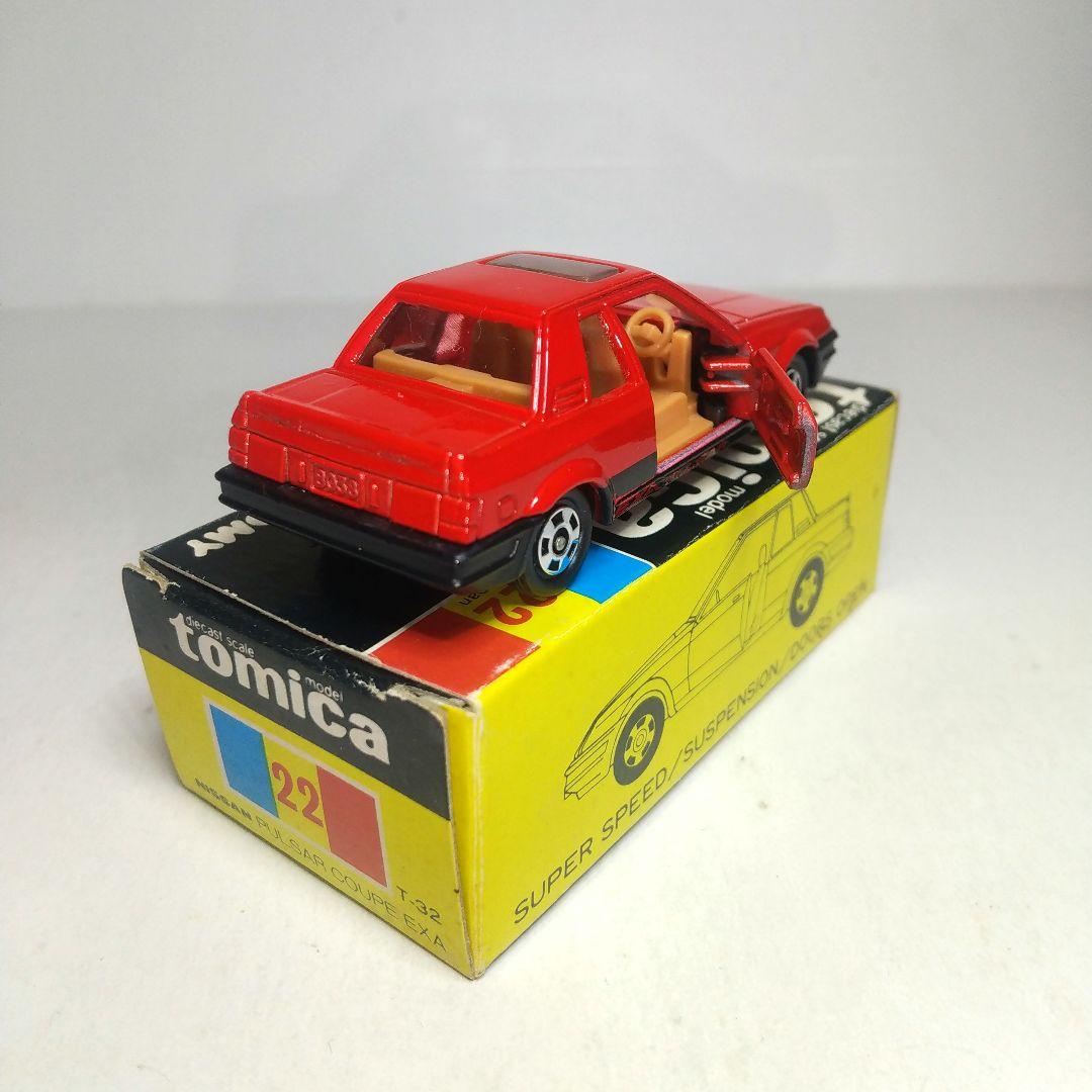 (3726)トミカ 黒箱 日本製 ニッサン パルサー クーペ エクサ