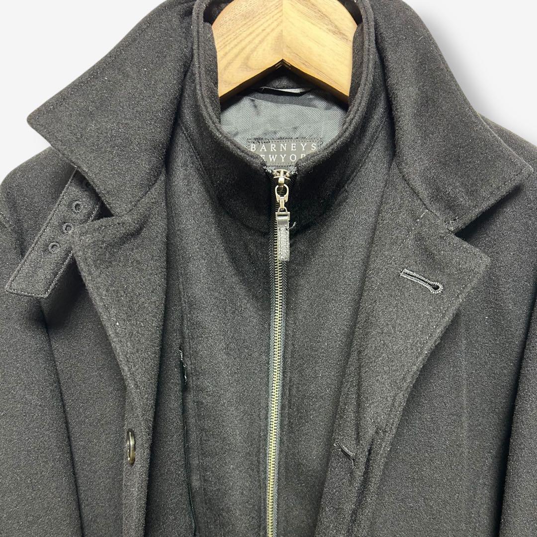 美品】バーニーズニューヨーク カシミア混 ダブルフェイスステン 美品】バーニーズニューヨーク カシミア混 ダブルフェイスステン