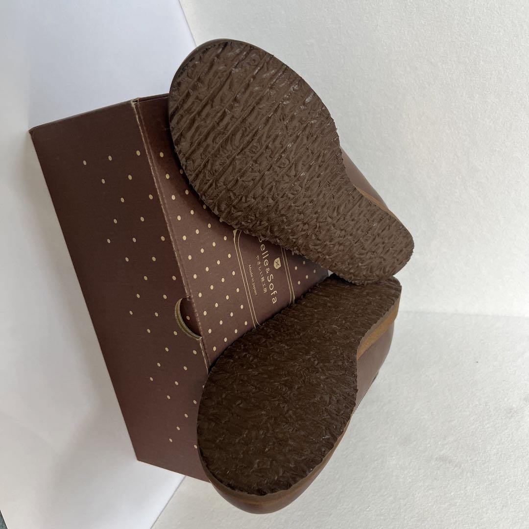 Sofaブラウンレザー スリッポンシューズ Sofaブラウンレザー スリッポンシューズ