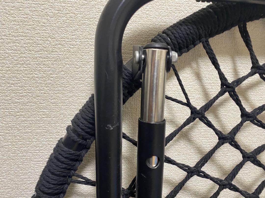 【adepeche】ハンモック フォールディング チェア ブラック