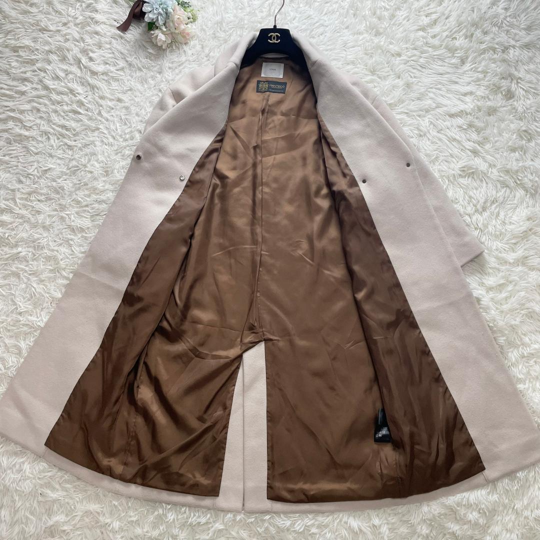 【専用】IENA MANTECO ノーカラー ロングコート　オーバーサイズ　S