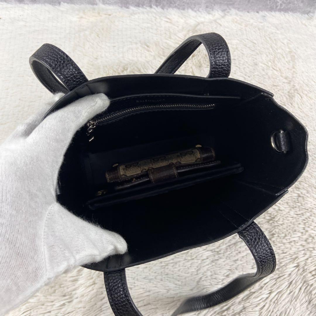 美品 バレンシアガ レザー 2WAY ショルダーバッグ エブリデイ