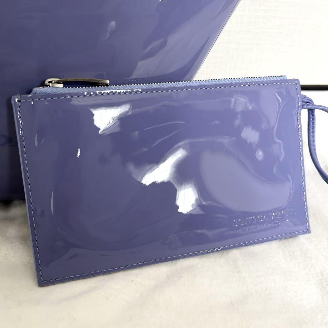 ■極美品■ BOTTEGA VENETA ハンドバッグ　レザー　パープル　ドール