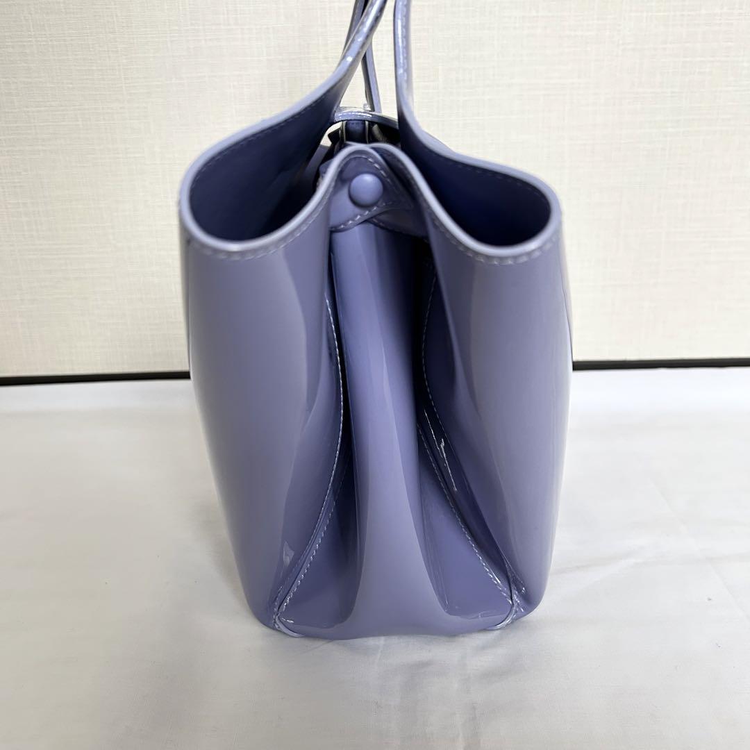 ■極美品■ BOTTEGA VENETA ハンドバッグ　レザー　パープル　ドール