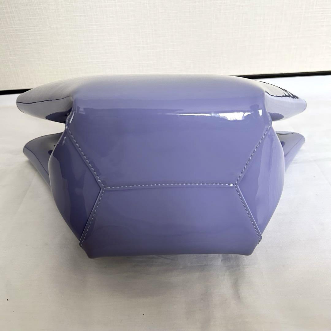 ■極美品■ BOTTEGA VENETA ハンドバッグ　レザー　パープル　ドール