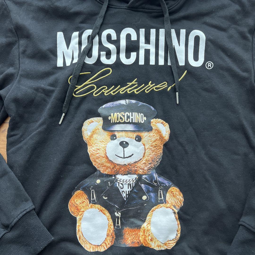 MOSCHINO テディベアパーカー ブラック