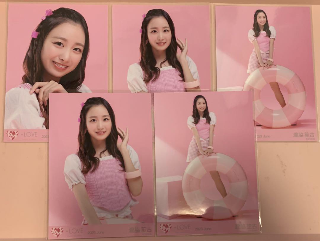 イコラブ 瀧脇笙古 まとめ売り 生写真 直筆 ミニフォト 缶バッジ ポストカード 画像6