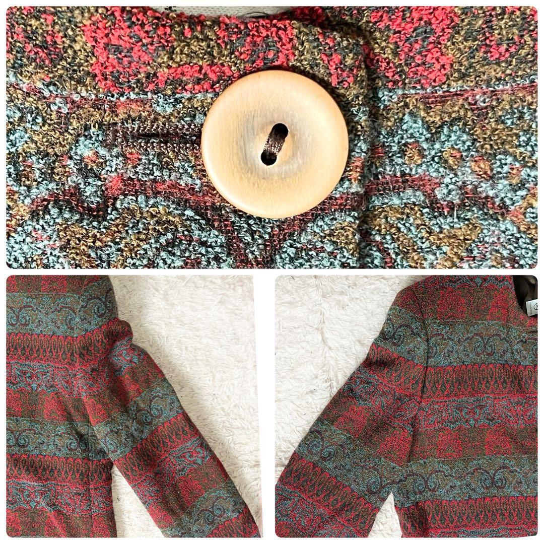 ジャケット 総柄