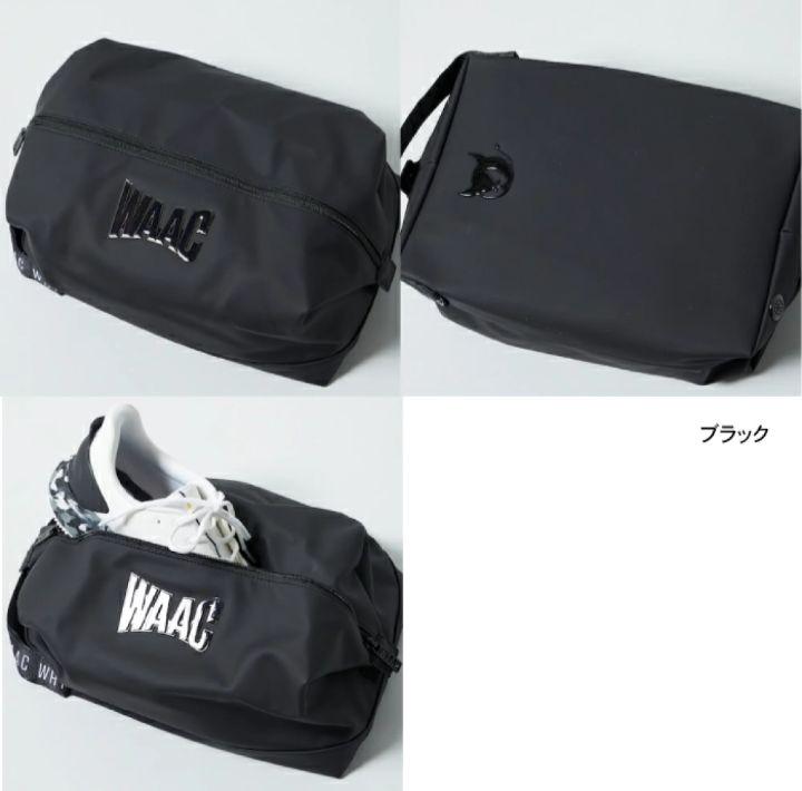 新品 WAAC / ワックゴルフ  シューズケース マットブラック