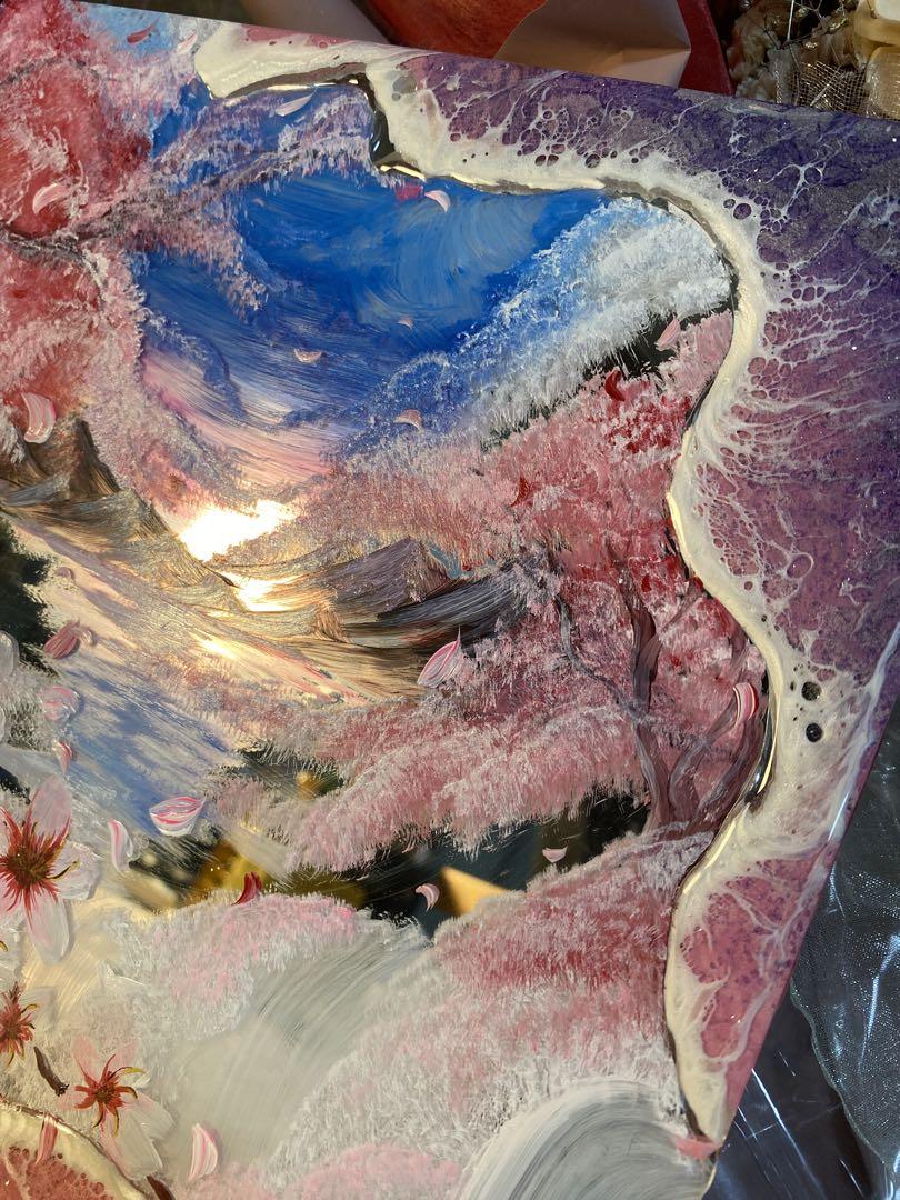 【原画】 GWゲリラ✨鏡から差しこむ光に心は照らされ湖の潤いに心は洗われる✨