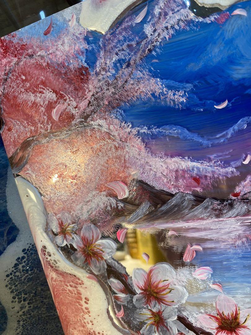 【原画】 GWゲリラ✨鏡から差しこむ光に心は照らされ湖の潤いに心は洗われる✨