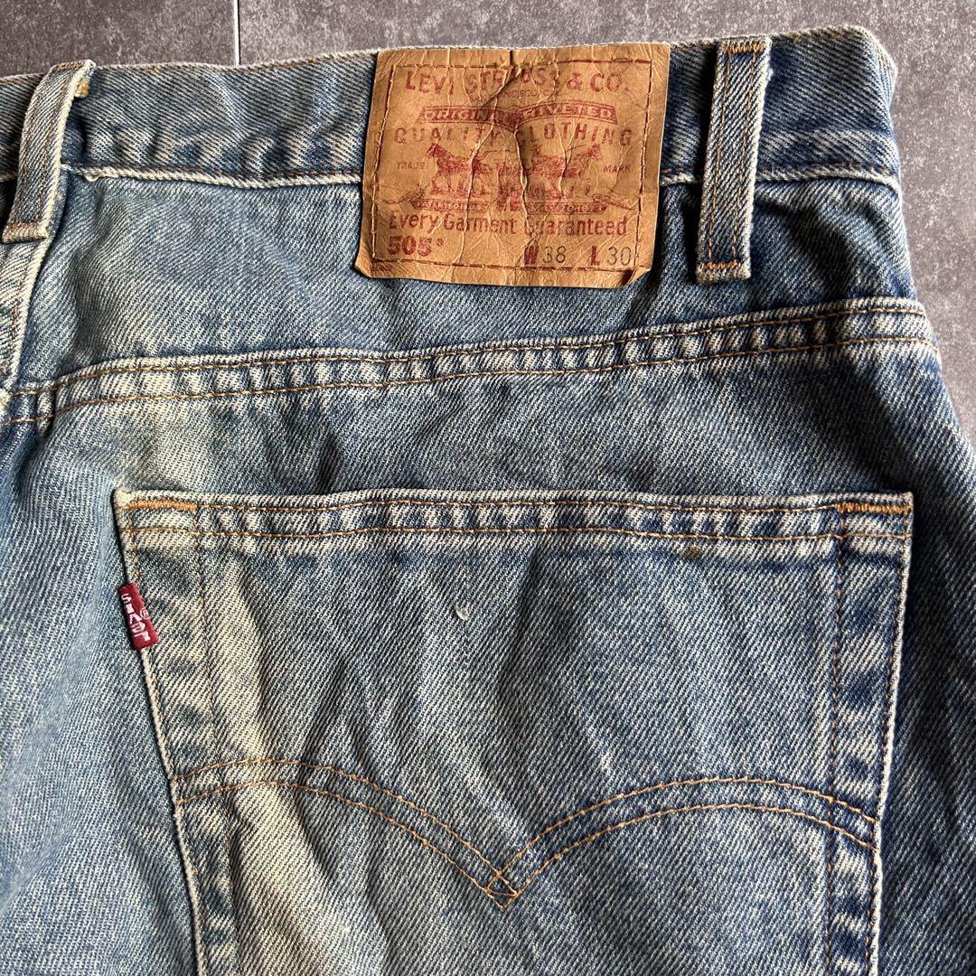 雰囲気⭕️90s Levi's 505 STRAIGHT グランジ フェード