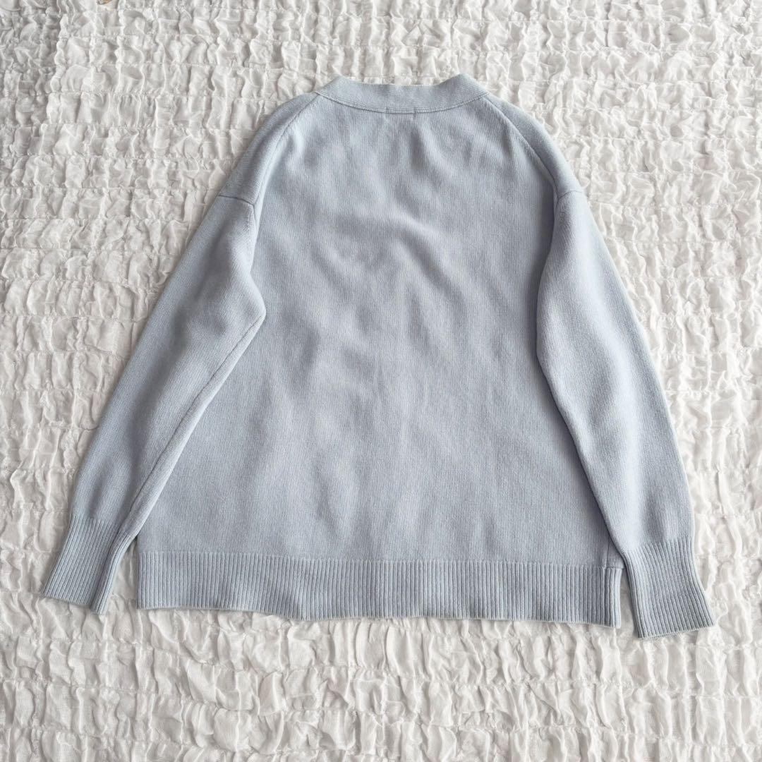 【美品】 イエナ AQUA Vネックカーディガン 近年モデル ニット カシミヤ混 【美品】 イエナ AQUA Vネックカーディガン 近年モデル ニット カシミヤ混