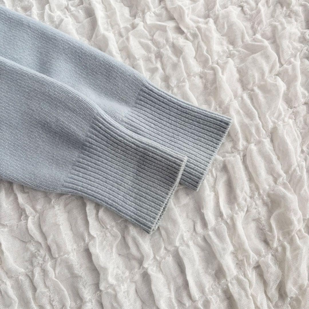 【美品】 イエナ AQUA Vネックカーディガン 近年モデル ニット カシミヤ混 【美品】 イエナ AQUA Vネックカーディガン 近年モデル ニット カシミヤ混