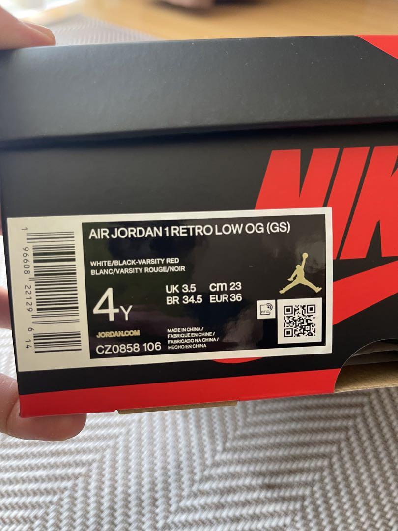 NIKEエアジョーダン1レトロLOW 23㎝
