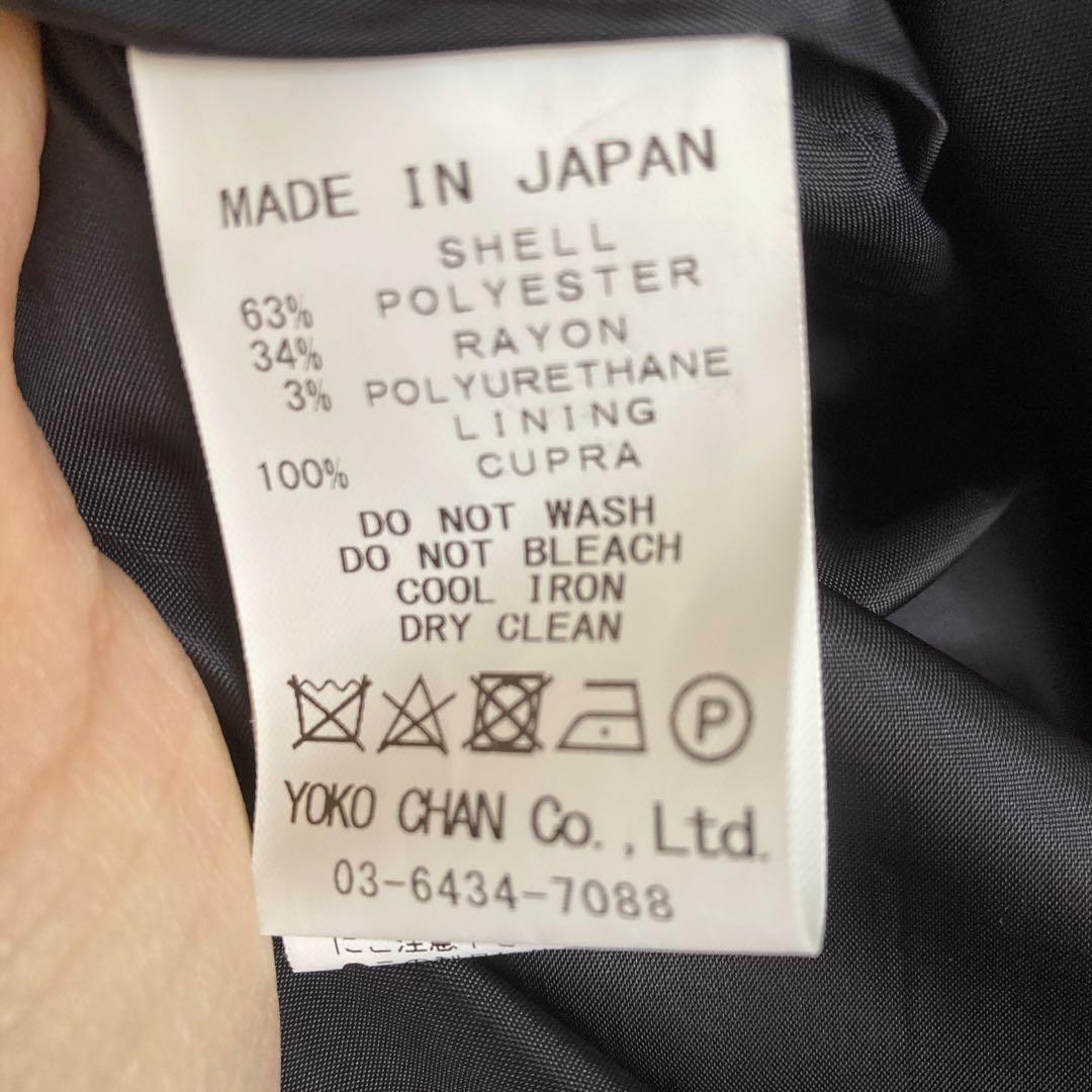 驚きの価格 YOKO 40 ロングスリーブパールスリットラインドレス CHAN ワンピース